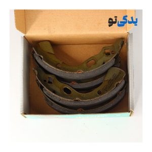 لنت ترمز عقب با کفشک 6 میل پراید کد 29940/6 جهان لنت