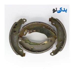 لنت ترمز عقب با کفشک پژو 206 تیپ 2 کد 30064 جهان لنت