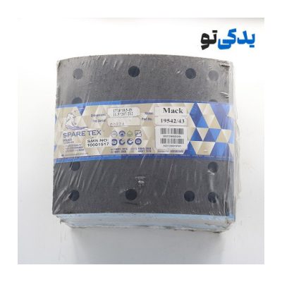 لنت ترمز کفشکی ماک 12 پرچ (استریک) کد 19542 اسپارتکس