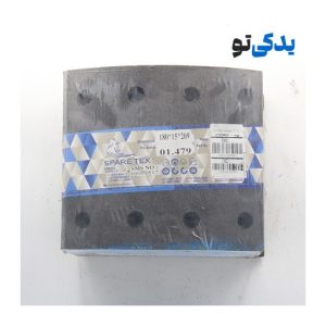 لنت ترمز کفشکی کامیون سایپا دیزل مدل 375 کد 29963 اسپارتکس