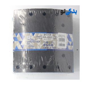 لنت ترمز عقب کفشکی کامیون سایپا کمپرسی کد 30023 اسپارتکس