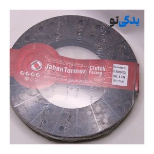 لنت کلاچ با سوراخ کامیون مایلر مدل 911 دور متوسط با ضخامت 3.5 کد 30289 جهان ترمز