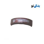 لنت ترمز عقب بدون کفشک وانت نیسان جدید بدون سوراخ (6 میل) نرم مشکی کد 15536/6 جهان لنت
