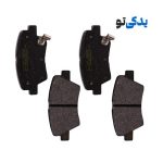لنت ترمز عقب دیسکی دنا مدل 93 کد 80155 پارس لنت آبی صادراتی