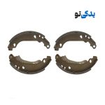 لنت ترمز عقب باکفشک پژو 206 تیپ 1 مدل 86 کد 10480 پارس لنت آبی (صادراتی)