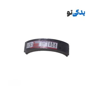 لنت ترمز عقب بدون کفشک وانت نیسان جدید با سوراخ (8 میل) نرم مشکی کد 15536/8 جهان لنت