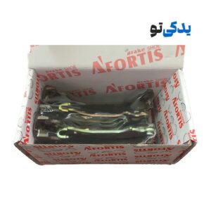 لنت ترمز عقب پژو 206 تیپ 1 (آهن دار) کد 1S8354 آفورتیس