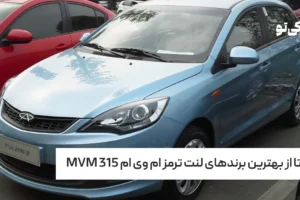6 تا از بهترین برندهای لنت ترمز ام وی ام 315 MVM