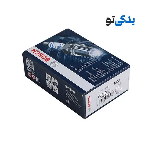 شمع دو پلاتین بوش (Bosch) کد FLR8LDCU+7404+9 پایه کوتاه